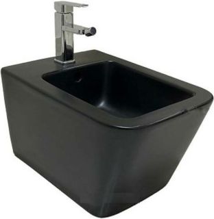 Биде CeramaLux NS5370-18 подвесное черное